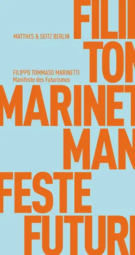 Marinetti | Manifeste des Futurismus | E-Book | sack.de