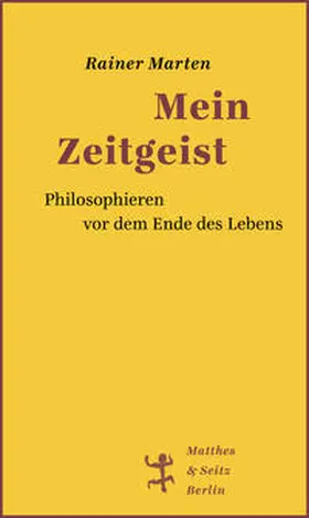 Marten |  Mein Zeitgeist | Buch |  Sack Fachmedien