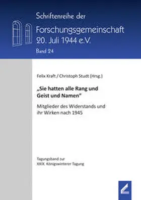 Kraft / Studt |  „Sie hatten alle Rang und Geist und Namen“ | Buch |  Sack Fachmedien