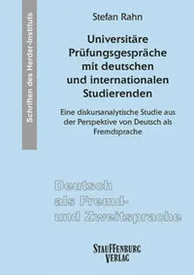 Rahn |  Universitäre Prüfungsgespräche mit deutschen und internationalen Studierenden | Buch |  Sack Fachmedien