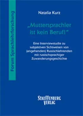 Kurz |  "Muttersprachler ist kein Beruf!" | Buch |  Sack Fachmedien