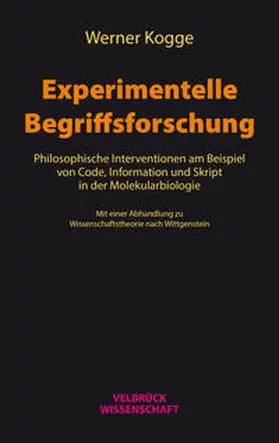 Kogge |  Experimentelle Begriffsforschung | Buch |  Sack Fachmedien