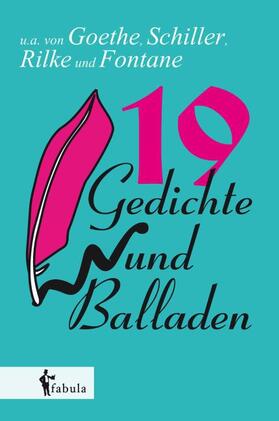 Autoren |  19 Gedichte und Balladen | Buch |  Sack Fachmedien