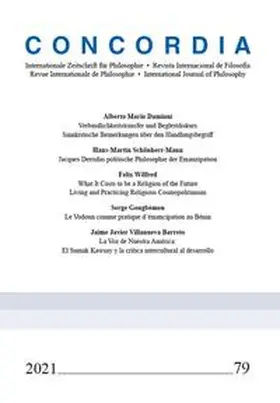 Fornet-Betancourt / Damiani / Schönherr-Mann |  Concordia – Internationale Zeitschrift für Philosophie Heft 79 | Buch |  Sack Fachmedien