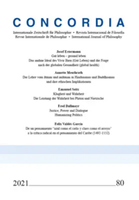 Fornet-Betancourt / Estermann / Meuthrath |  Concordia – Internationale Zeitschrift für Philosophie Heft 80 | Buch |  Sack Fachmedien