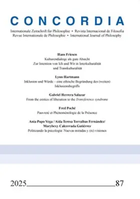 Fornet-Betancourt |  Concordia - Internationale Zeitschrift für Philosophie 87 | Buch |  Sack Fachmedien