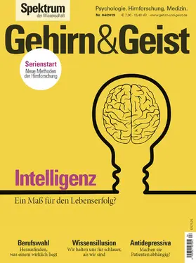  Gehirn&Geist 4/2019 Intelligenz | eBook | Sack Fachmedien