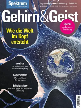  Gehirn&Geist 10/22 - Wie die Welt im Kopf entsteht | eBook | Sack Fachmedien