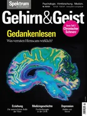  Gehirn&Geist 8/2023 Gedanken lesen | eBook | Sack Fachmedien