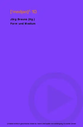 Brauns |  Form und Medium | eBook | Sack Fachmedien