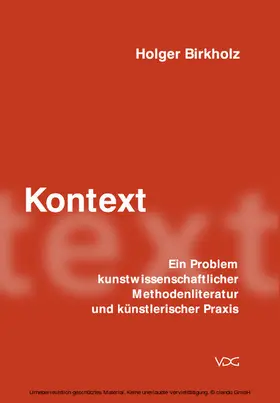 Birkholz |  Kontext | eBook | Sack Fachmedien