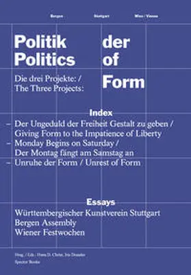 Christ / Dressler |  Politik der Form / Politics of Form | Buch |  Sack Fachmedien