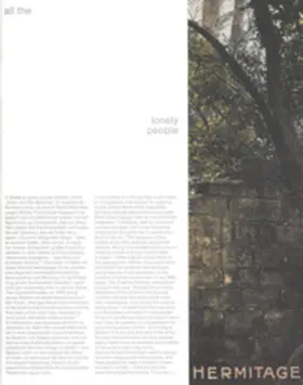 Mertens / Villa Aurora & Thomas Mann House / Bahlmann |  all the lonely people | Buch |  Sack Fachmedien