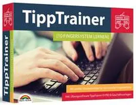 Haas |  10 Finger Tippen für zu Hause am PC lernen - blind jedes Wort finden - Maschinenschreiben inkl. Tipp Trainer Software für den PC | Buch |  Sack Fachmedien