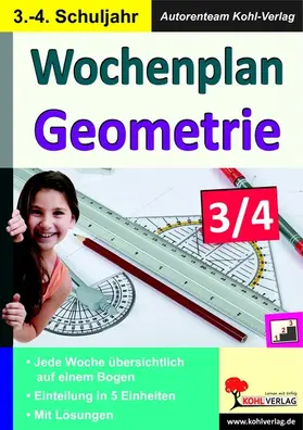 Wochenplan Geometrie / Klasse 3-4 | E-Book | www2.sack.de