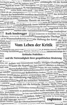 Sonderegger |  Vom Leben der Kritik | Buch |  Sack Fachmedien