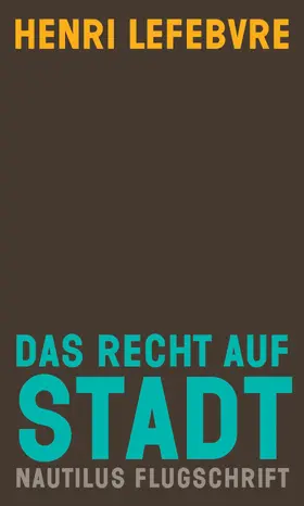 Lefebvre |  Das Recht auf Stadt | eBook | Sack Fachmedien