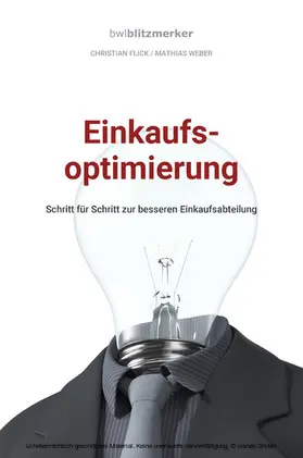 Flick / Weber |  bwlBlitzmerker: Einkaufsoptimierung | eBook | Sack Fachmedien
