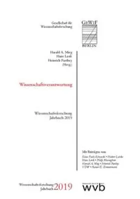 Mieg / Lenk / Parthey |  Wissenschaftsverantwortung | Buch |  Sack Fachmedien