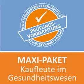 Müller / Princoso GmbH / Grünwald |  Maxi-Paket Lernkarten Kaufmann / Kauffrau im Gesundheitswesen Prüfung | Buch |  Sack Fachmedien