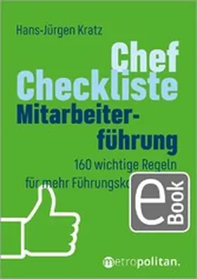 Kratz | Chef-Checkliste Mitarbeiterführung | E-Book | www2.sack.de