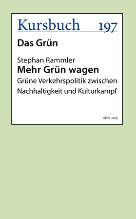 Rammler |  Mehr Grün wagen | eBook | Sack Fachmedien