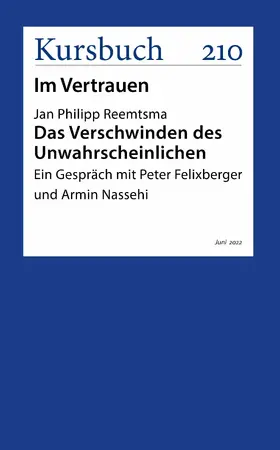 Reemtsma |  Das Verschwinden des Unwahrscheinlichen | eBook | Sack Fachmedien