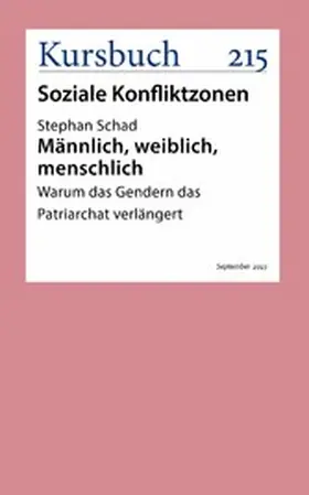 Schad |  Männlich, weiblich, menschlich | eBook | Sack Fachmedien