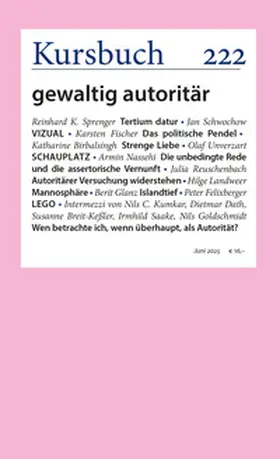 Nassehi / Felixberger / Anderl | Kursbuch 222 | Buch | 978-3-96196-374-4 | sack.de