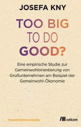 Kny | Too big to do good? | E-Book | sack.de