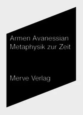 Avanessian |  Metaphysik zur Zeit | Buch |  Sack Fachmedien