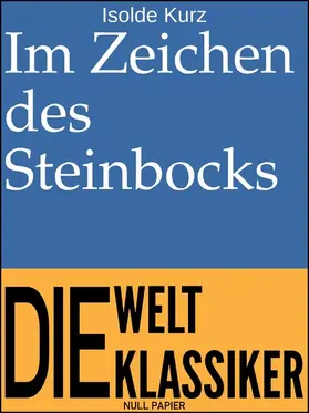 Kurz / Schulze | Im Zeichen des Steinbocks | E-Book | www2.sack.de