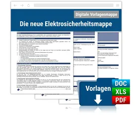 Forum Verlag Herkert GmbH |  Die neue Elektrosicherheitsmappe | Datenbank |  Sack Fachmedien