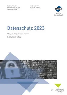Mühlich / Kuhrau / Köcher, Dr. |  Datenschutz 2023 | Buch |  Sack Fachmedien