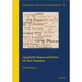 Breyer |  Ägyptische Namen und Wörter im Alten Testament | Buch |  Sack Fachmedien