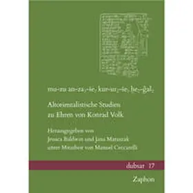 Baldwin / Matuszak / Ceccarelli |  mu-zu an-za3-še3 kur-ur2-še3 ?e2-gal2 | Buch |  Sack Fachmedien