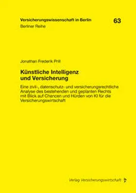 Prill / Armbrüster / Gründl |  Künstliche Intelligenz und Versicherung | Buch |  Sack Fachmedien