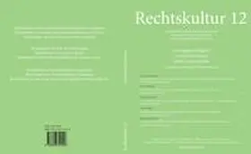 Löhnig / Mages |  Rechtskultur 12 | Buch |  Sack Fachmedien