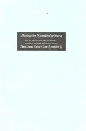 Zimmermann |  Biologische Familienforschung | Buch |  Sack Fachmedien
