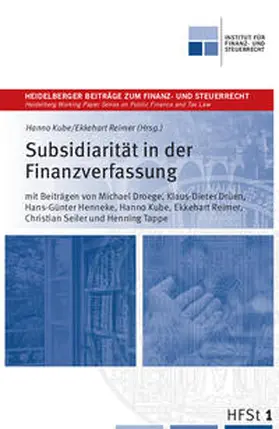 Kube / Reimer |  Subsidiarität in der Finanzverfassung | eBook | Sack Fachmedien