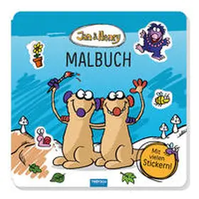  Trötsch Jan und Henry Malbuch mit Stickern | Buch |  Sack Fachmedien