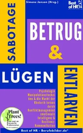 Janson |  Sabotage Betrug & Lügen entlarven | eBook | Sack Fachmedien