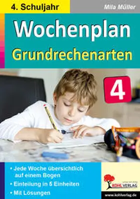 Müller |  Wochenplan Grundrechenarten / Klasse 4 | Buch |  Sack Fachmedien