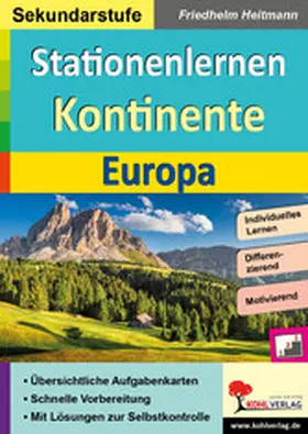 Heitmann |  Stationenlernen Kontinente / Europa | eBook | Sack Fachmedien