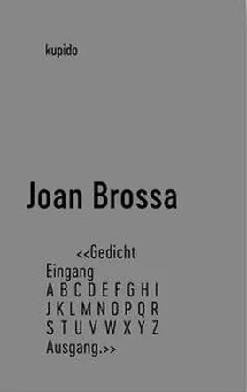 Brossa |  Poema Gedicht | Buch |  Sack Fachmedien