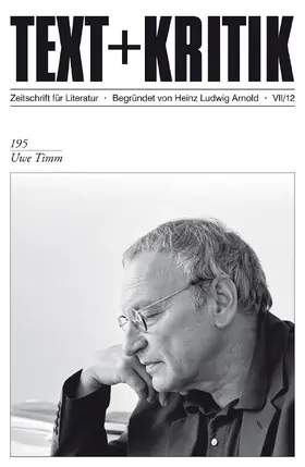 Arnold / Hermann |  Uwe Timm | eBook | Sack Fachmedien