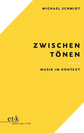 Schmidt | Zwischen Tönen | Buch | 978-3-96707-764-3 | sack.de