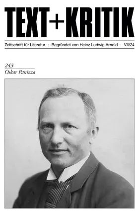 Arnold / Jacobs / Thurn |  Oskar Panizza | eBook | Sack Fachmedien