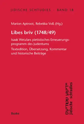 Aptroot / Voß / Wetzlar |  Libes briv (1748/49) | Buch |  Sack Fachmedien