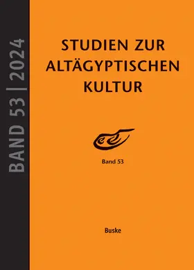 Kahl / Kloth |  Studien zur Altägyptischen Kultur Band 53 | Buch |  Sack Fachmedien